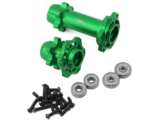 Treal Aluminum 7075 Wheel Hex Hub Set PROMOTO (Green)