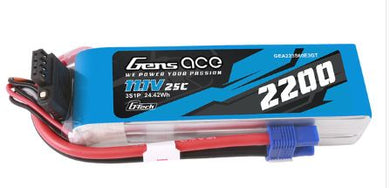 Gens Ace G-Tec 2200mah 3S 11.1V 60C Lipo Battery: EC3