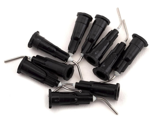1UP Racing HD Curved Steel Glue Tips: Standard Tip (10pcs)