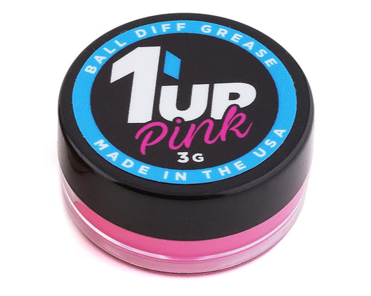 1UP Racing Pink Ball Diff Grease: Medium-High Grip Tracks