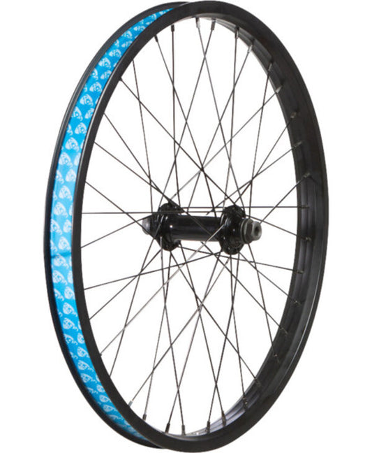 49N 20" BMX Front Wheel 3/8”x100mm 36H Sealed Nutted Female Axle (Black)