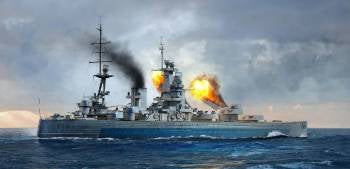 Trumpeter 1/700 HMS Nelson 1944 Battleship Model Kit