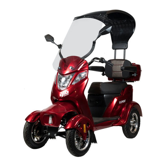 GIO Element 60V Mobility Scooter (Red), (Orange), (Blue)