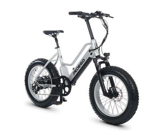 Pedego Element 20” Platinum Edition: White