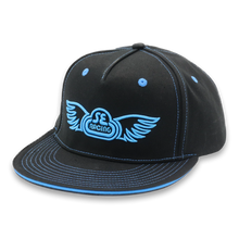 SE Bikes Hat FLAT BILL WINGS BLACK