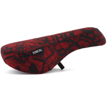 Subrosa "Thrashed" BMX Mid Pivotal Seat (Red/Black)