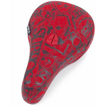Subrosa "Thrashed" BMX Mid Pivotal Seat (Red/Black)
