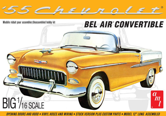AMT 1/16 1955 Chevy Bel Air Convertible Model Kit