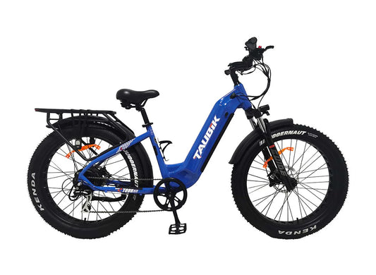 TAUBIK Tour Step-Through Electric FAT Bike 26" (Rich Blue)