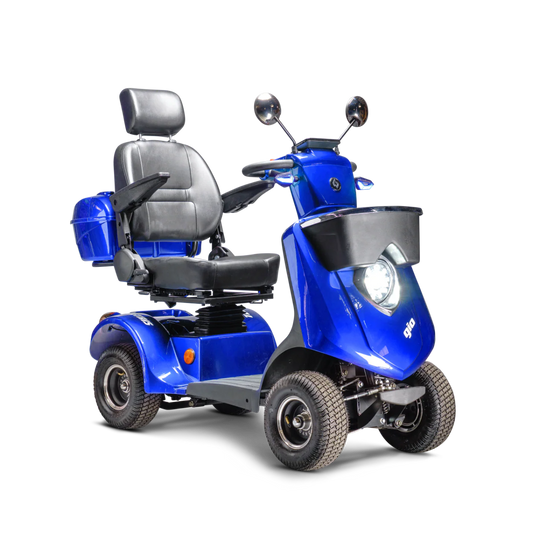GIO Tetris PRO 4 Wheeled Mobility Scooter (BLUE)