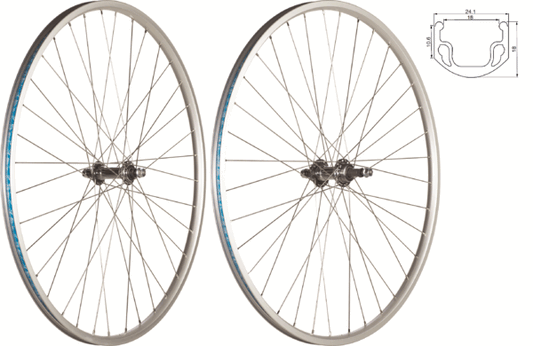49N Rear Wheel 27" (Silver)
