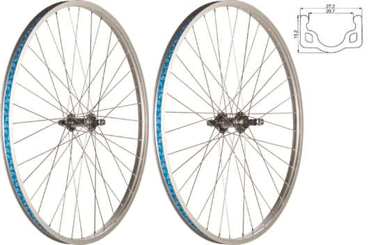 49N Rear Wheel 26" 1-3/8” (Silver)
