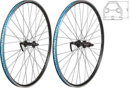49N Front Wheel 27.5” Rim QR Black