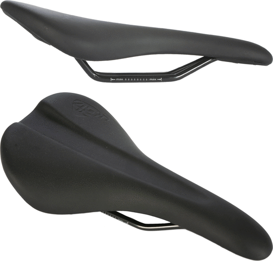 49N Curved Perch Saddle: 142mm (Black)