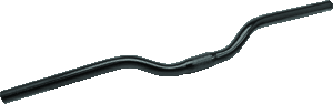 49N Handlebar 60mm Rise Steel Black