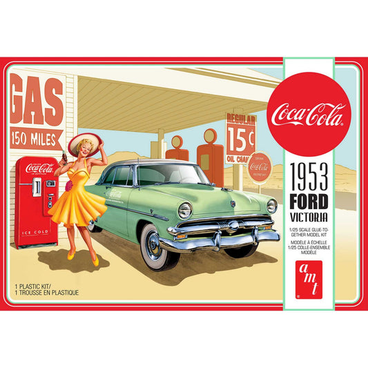 AMT 1/25 1953 Ford Victoria Hardtop Coca-Cola Model Kit