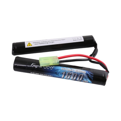 Gens Ace 9.6V 8-Cell 1600mAh Airsoft Saddle Pack Nimh Battery: Mini Tamiya
