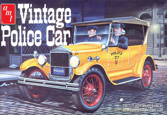AMT 1/25 1927 Ford T Vintage Police Car Model Kit