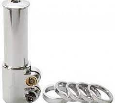 49N Threadless Stem Height Extender Silver