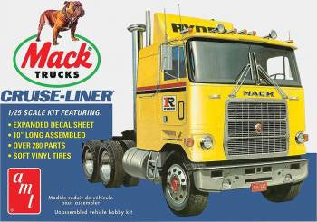 AMT 1/25 MACK Cruise-Liner Semi Tractor Model Kit