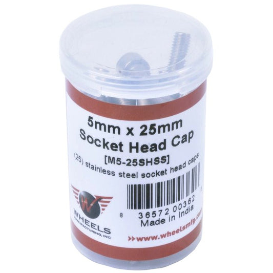 Wheels Manufacturing Socket Head Cap Bolt: M5x25mm