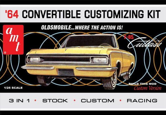 AMT 1964 Olds Cutlass F-85 Convertible 1/25 Model Kit
