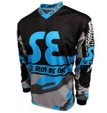 SE Bikes Jersey BikeLife Youth L (Black/Blue/Grey Camo)