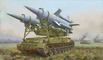Trumpeter 1/72 Soviet 2K11A TEL w/9M8M Missle “Krug-a” Model Kit