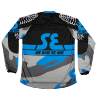 SE Bikes Jersey BikeLife S (Black/Blue/Grey Camo)
