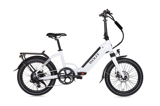 Wolff Europa Electric Folding Bike (White)