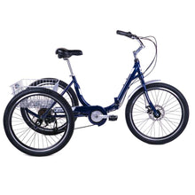 EVO Bikes Latitude Adult Tricycle Navy Folding