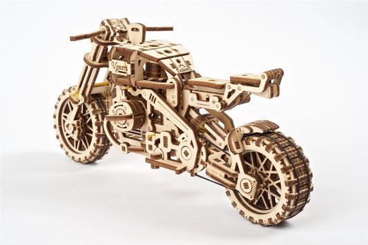 UGears Model Scrambler UGT-10 w/ Sidecar