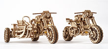 UGears Model Scrambler UGT-10 w/ Sidecar